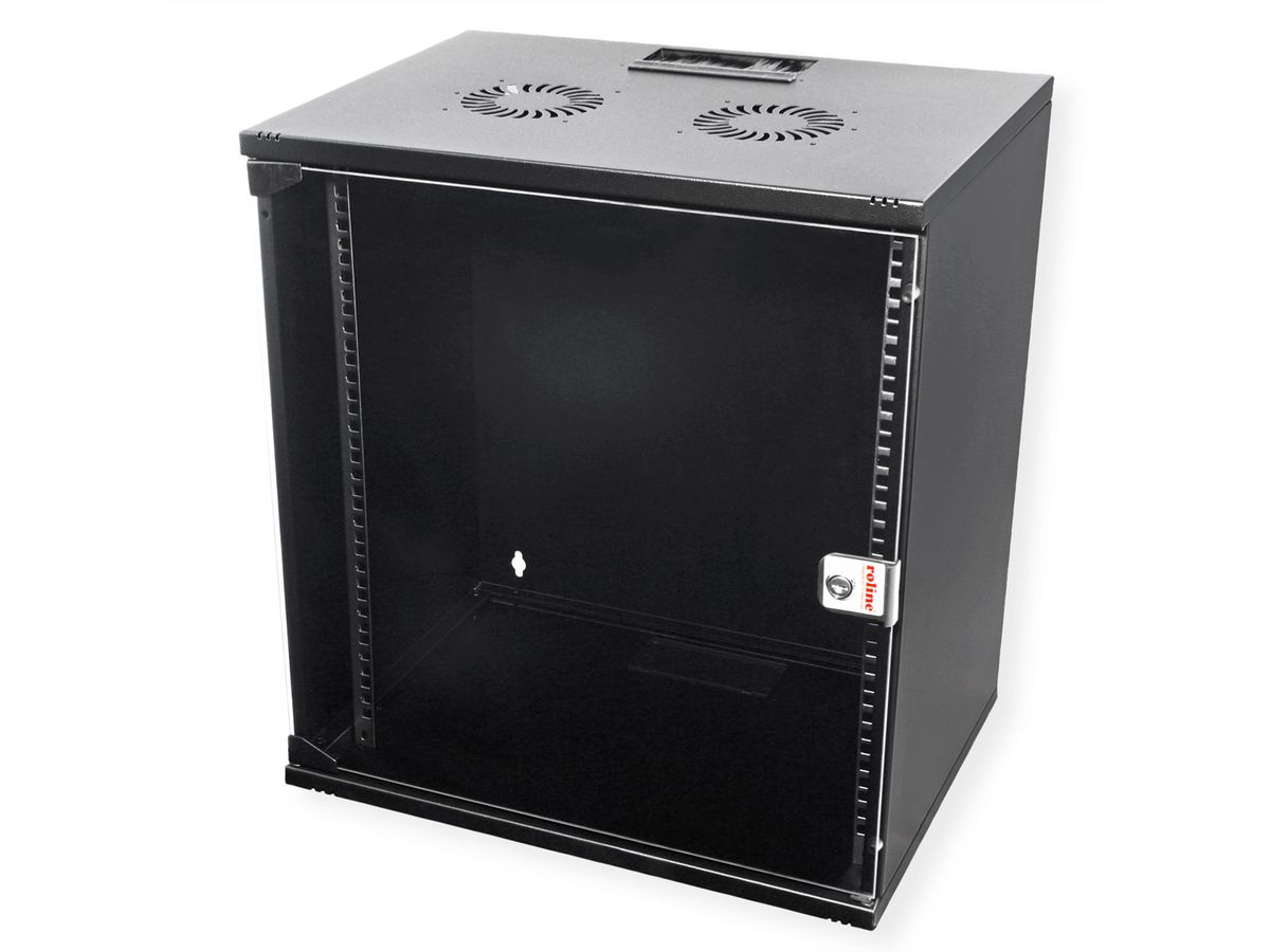 ROLINE 19" Boîtier mural Basic 12U, 540x400 LxP En kit noir