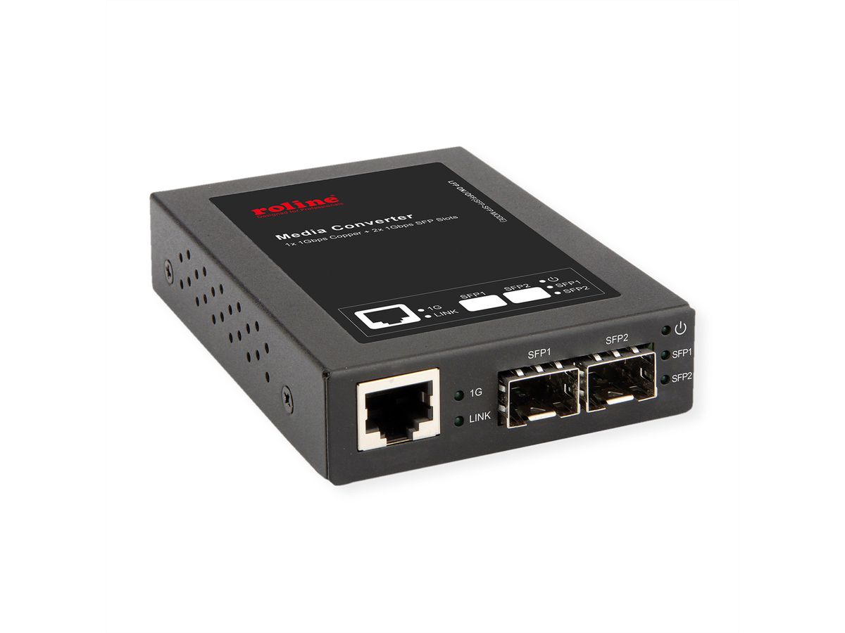 ROLINE Convertisseur Gigabit, RJ-45 - mini GBIC