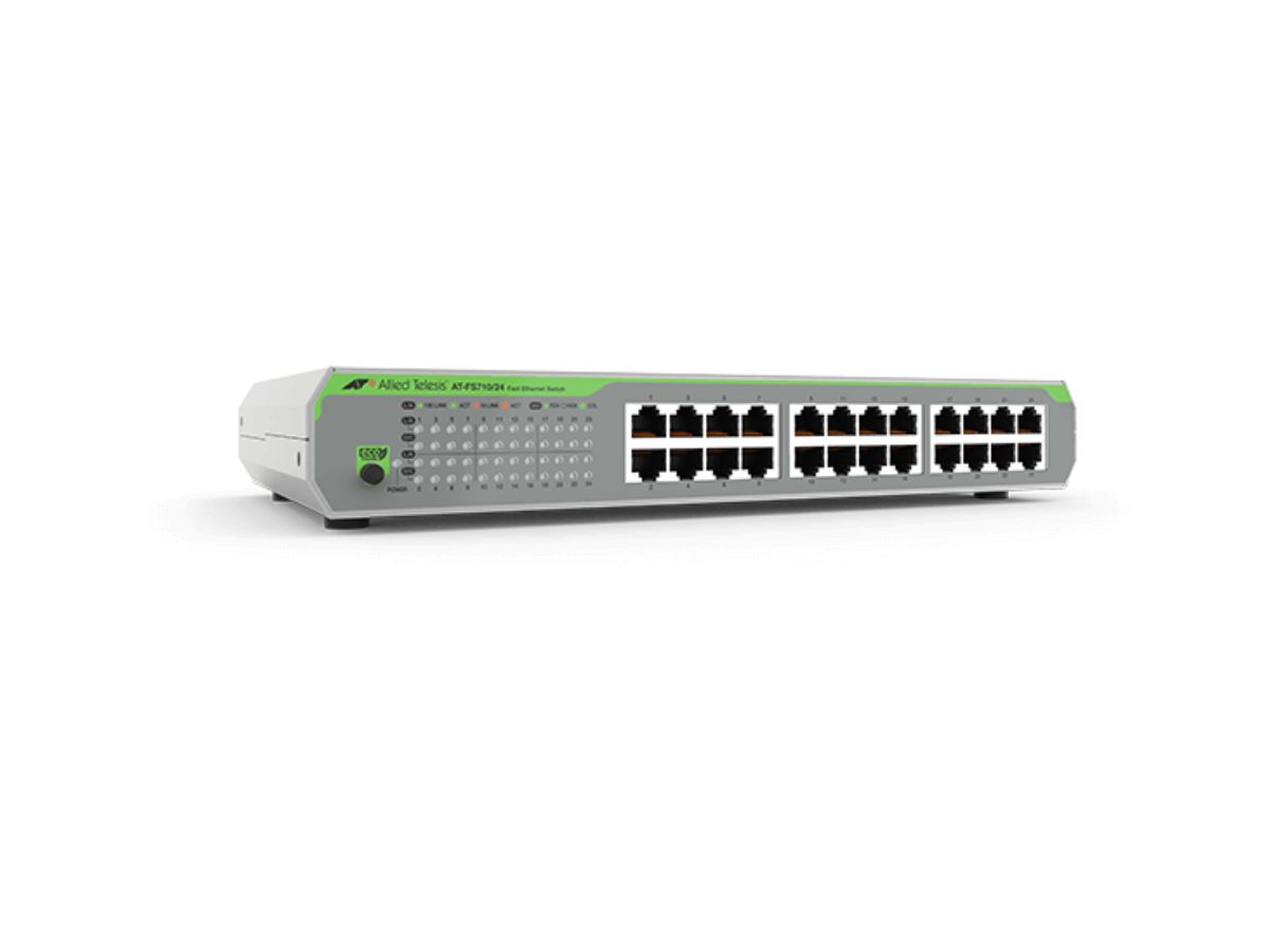 Allied Telesis FS710/24 Non-géré Fast Ethernet (10/100) Gris