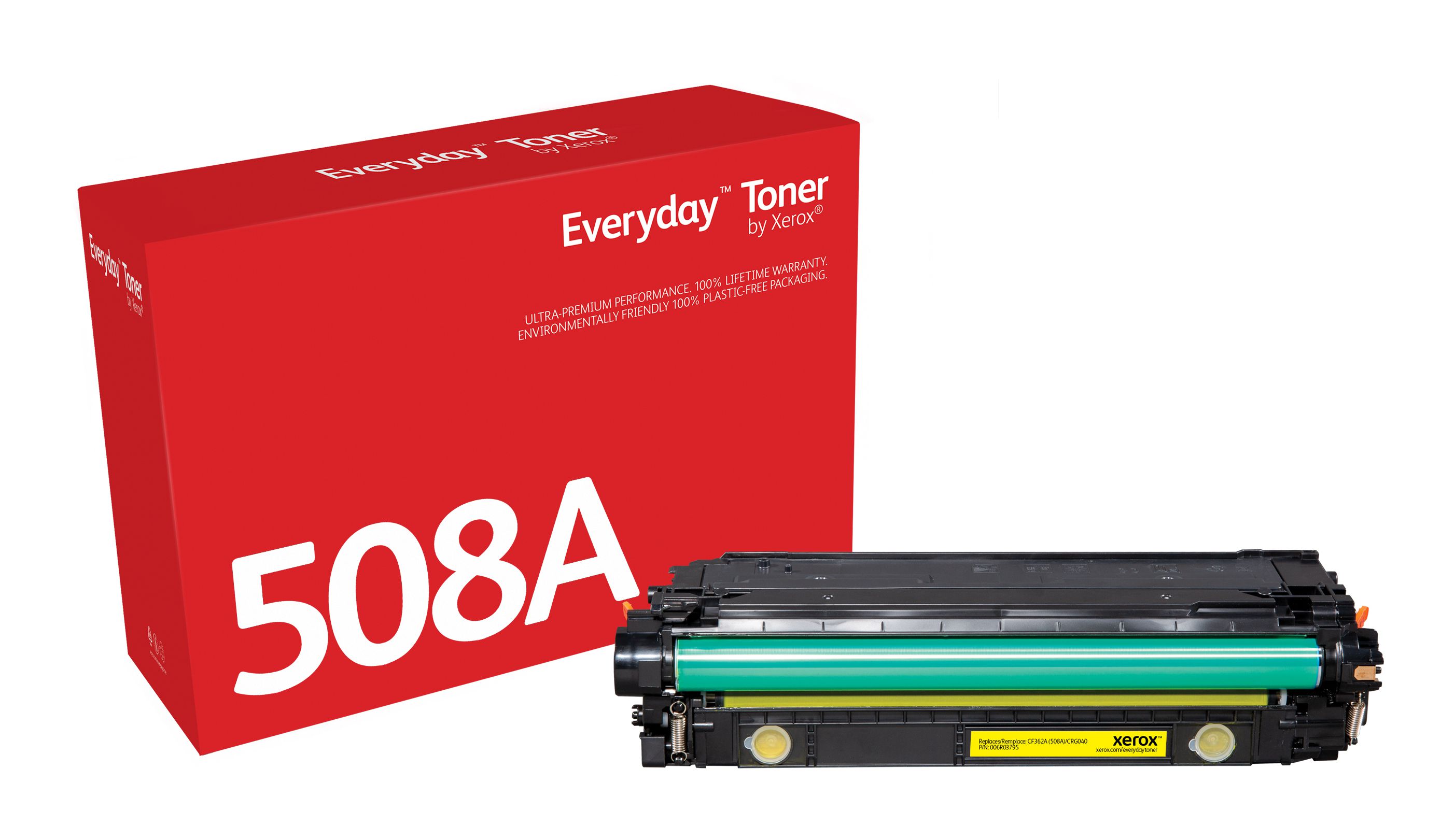 Everyday Toner Jaune ™ de Xerox compatible avec HP 508A (CF362A/ CRG-040Y), Capacité standard