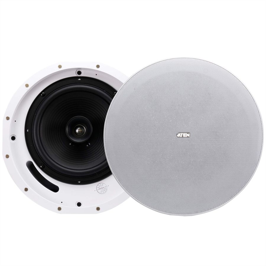 ATEN AS108 Haut-parleur de plafond coaxial de 8 pouces