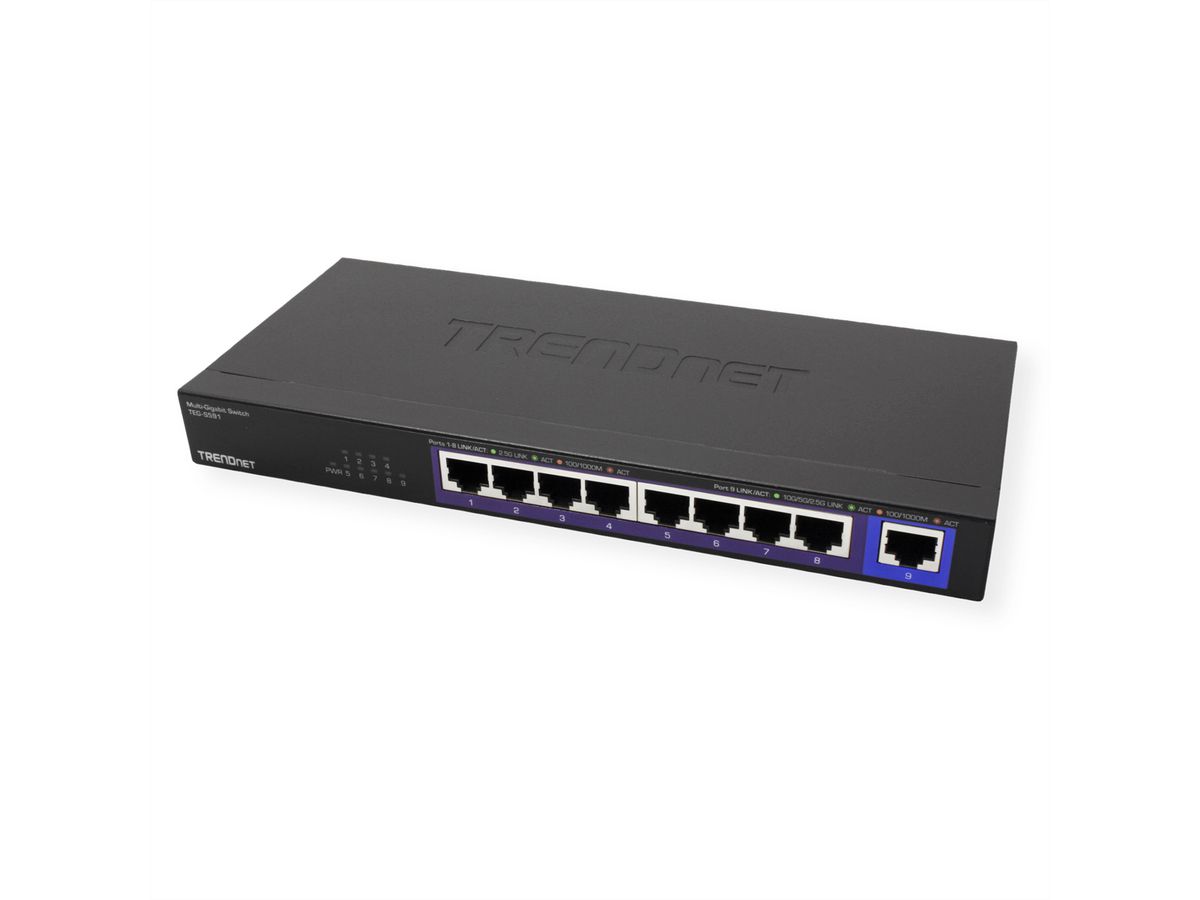 TRENDnet TEG-S591 Switch Multi-Gigabit à 9 ports