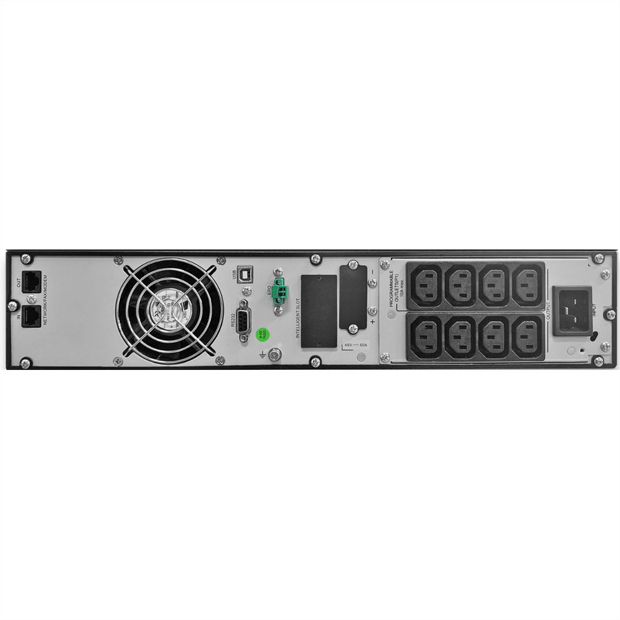 GUDE EPB 8810-2 ASI 2000VA UPS Backup Tour/ RM, noir
