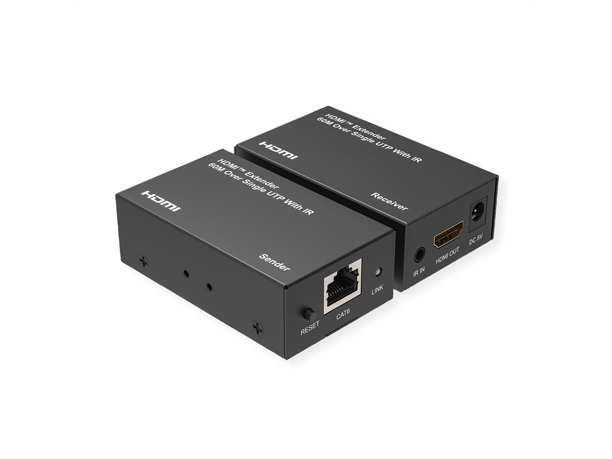 VALUE Prolongateur HDMI via câble réseau, 60m