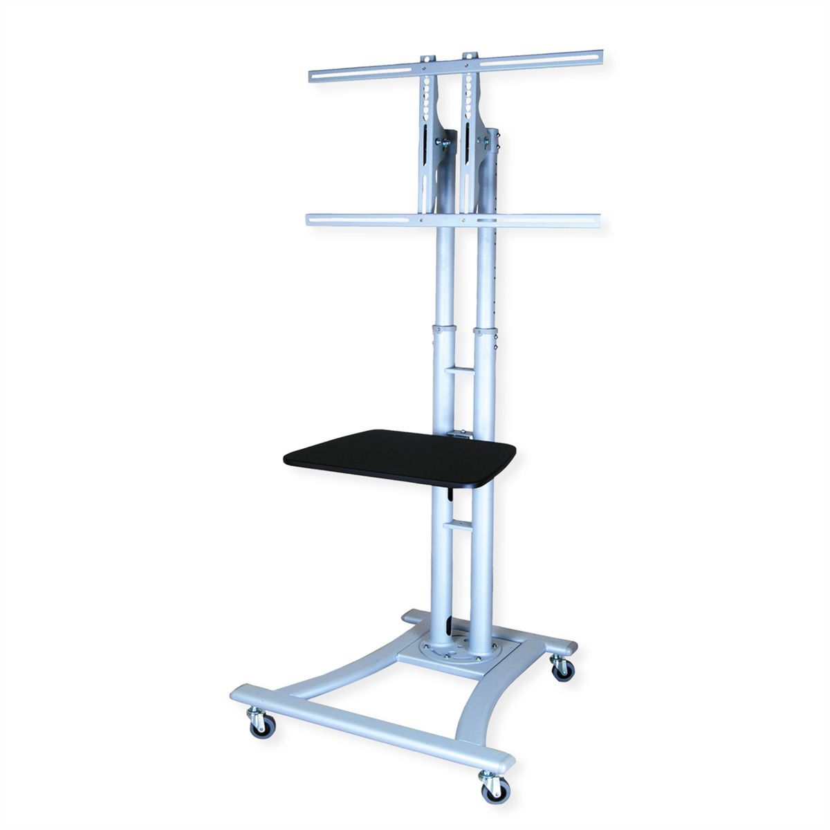 VALUE Support LCD/TV sur roues, jusqu'à 50kg (27" - 60"), argent