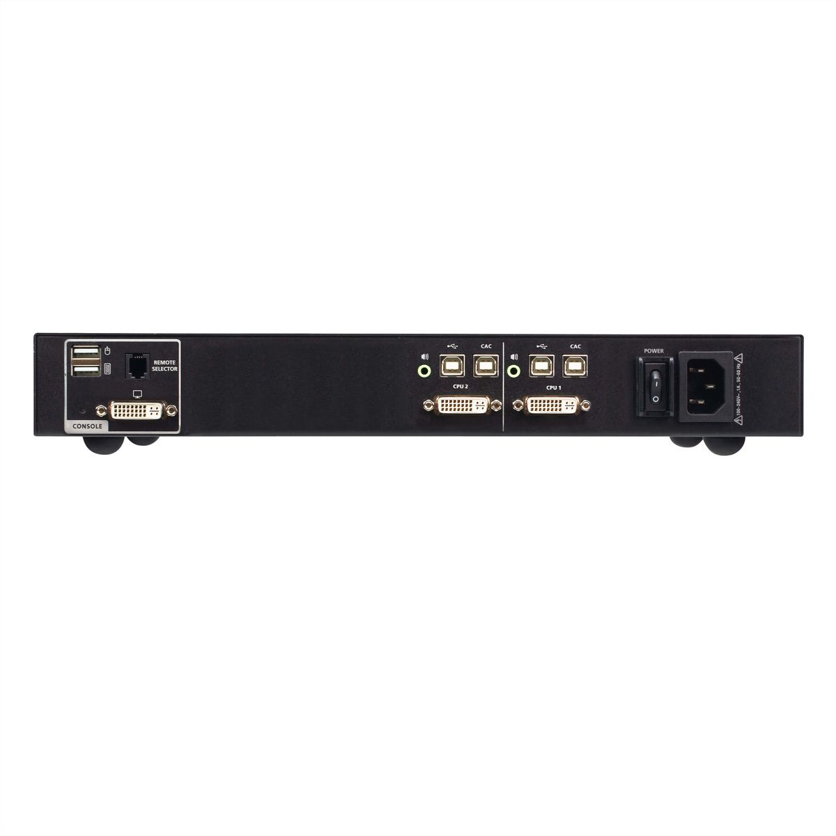 ATEN CS1182D4C Commutateur KVM sécurisé DVI 2 ports USB avec CAC