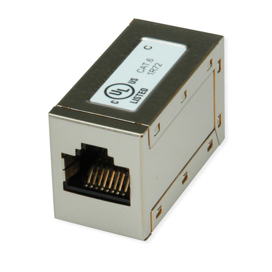 ROLINE Coupleur RJ-45 blindé, Cat.6 (Classe E), Lot de 25