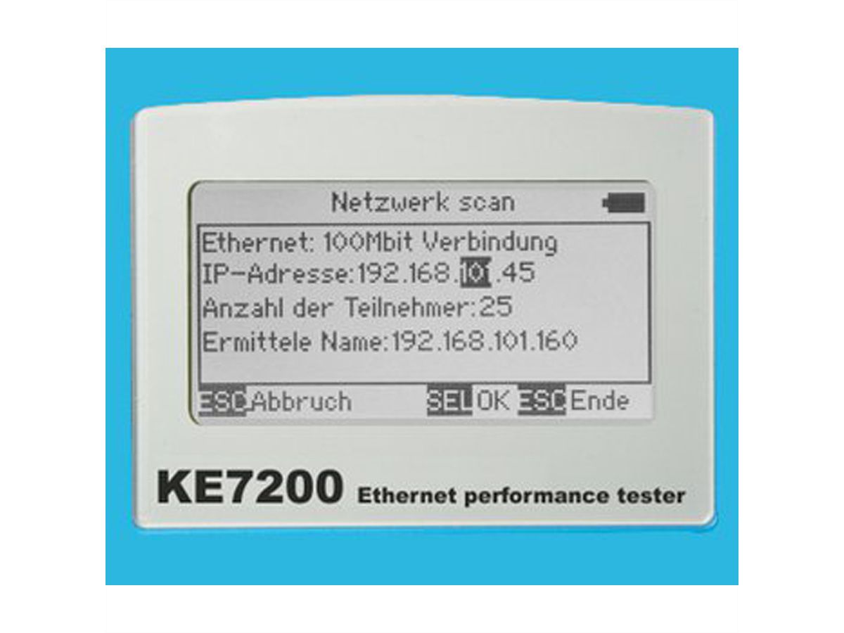 KURTH KE7200 Testeur de performance Ethernet avec 2 unités remote KE7010