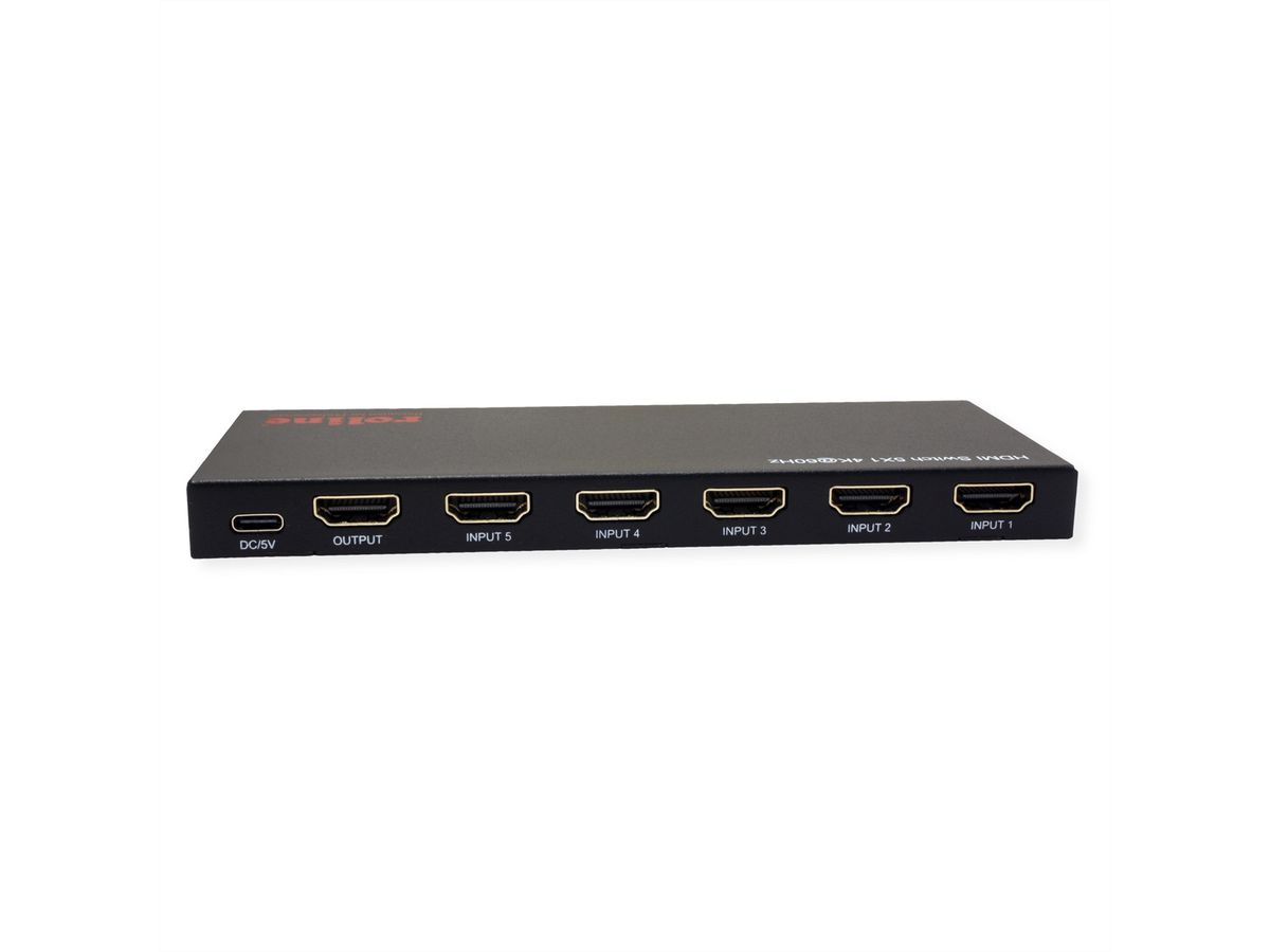 ROLINE Switch HDMI 4K à 5 ports