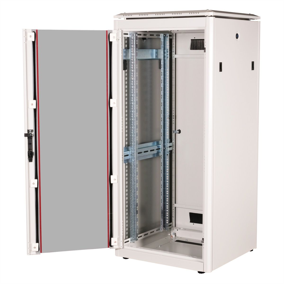 ROLINE 19" Baie réseau Pro 26U, 600x600 LxP Porte verre gris