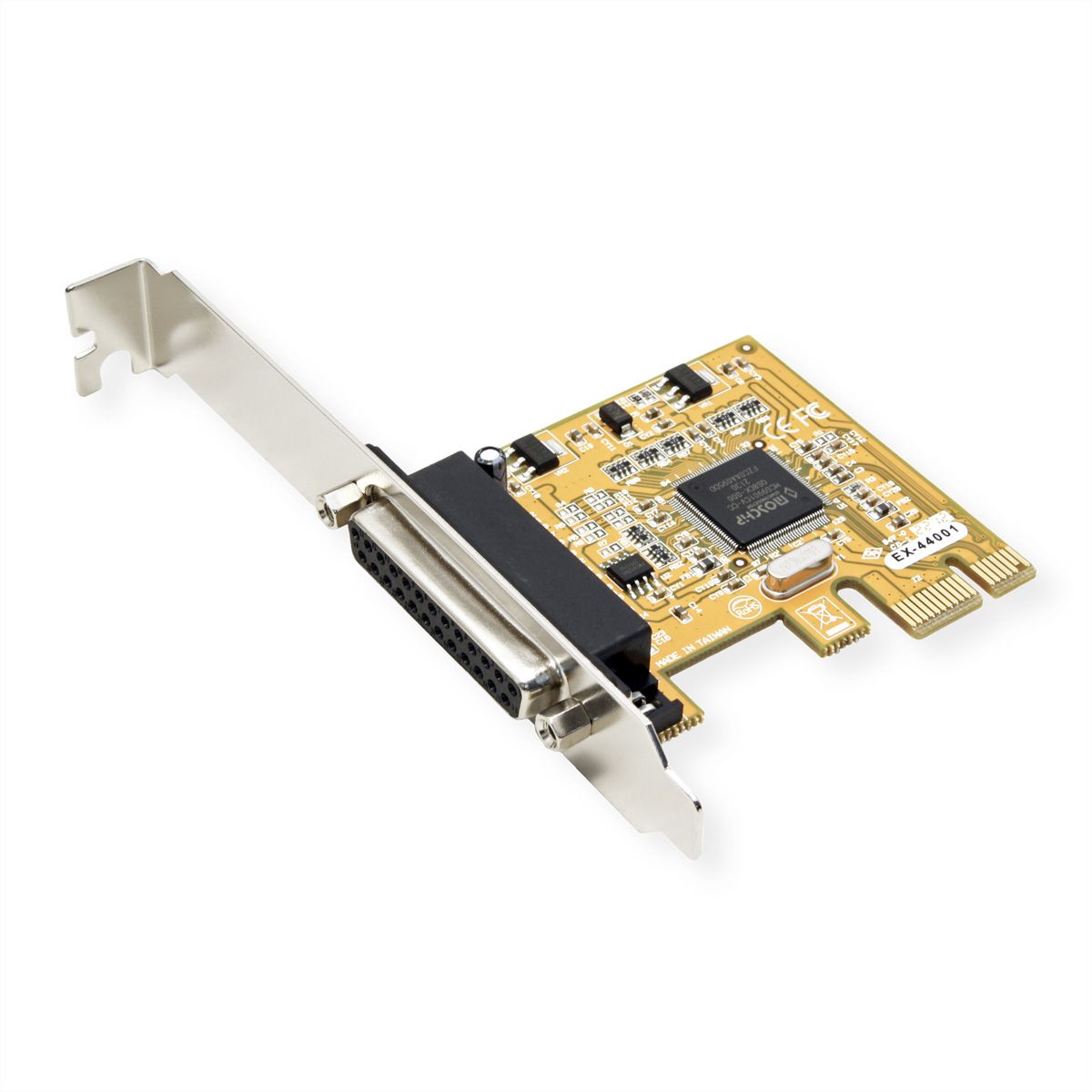 EXSYS EX-44001 PCIe x1 LP 1x parallèle EPP avec cache LowProfile