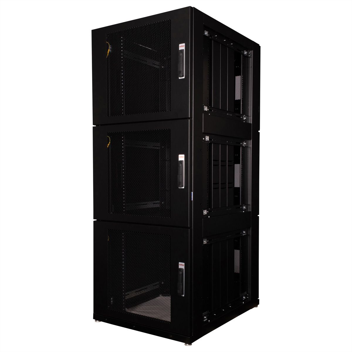 ROLINE Armoire de colocation 42U 800x1000mm, 3 compartiments, noir