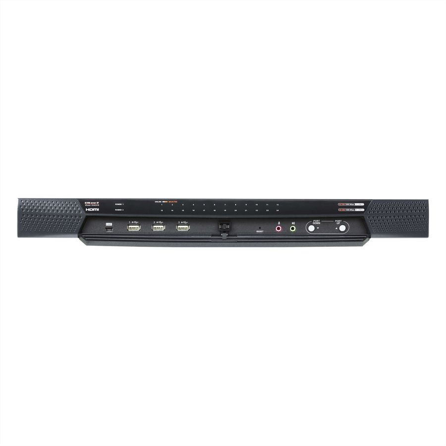 ATEN KN4024VB Commutateur KVM sur IP 24 ports Cat.5 Multi-Interface, 1 local/4 distant