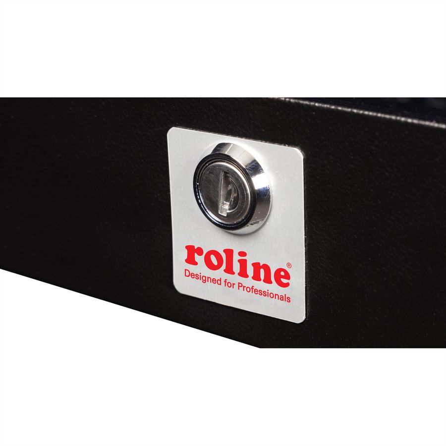 ROLINE 19" Boîtier mural Basic 5U, Court noir