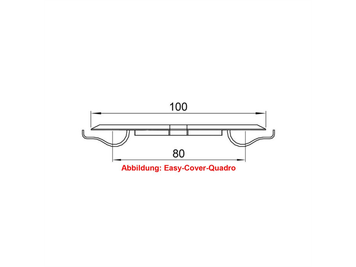 BACHMANN Easy-Cover-Quadro noir