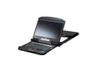 ATEN CL3884NW Commutateur KVM HDMI multivue LCD de 18,5" à deux rails USB 4 ports, FR-Layout