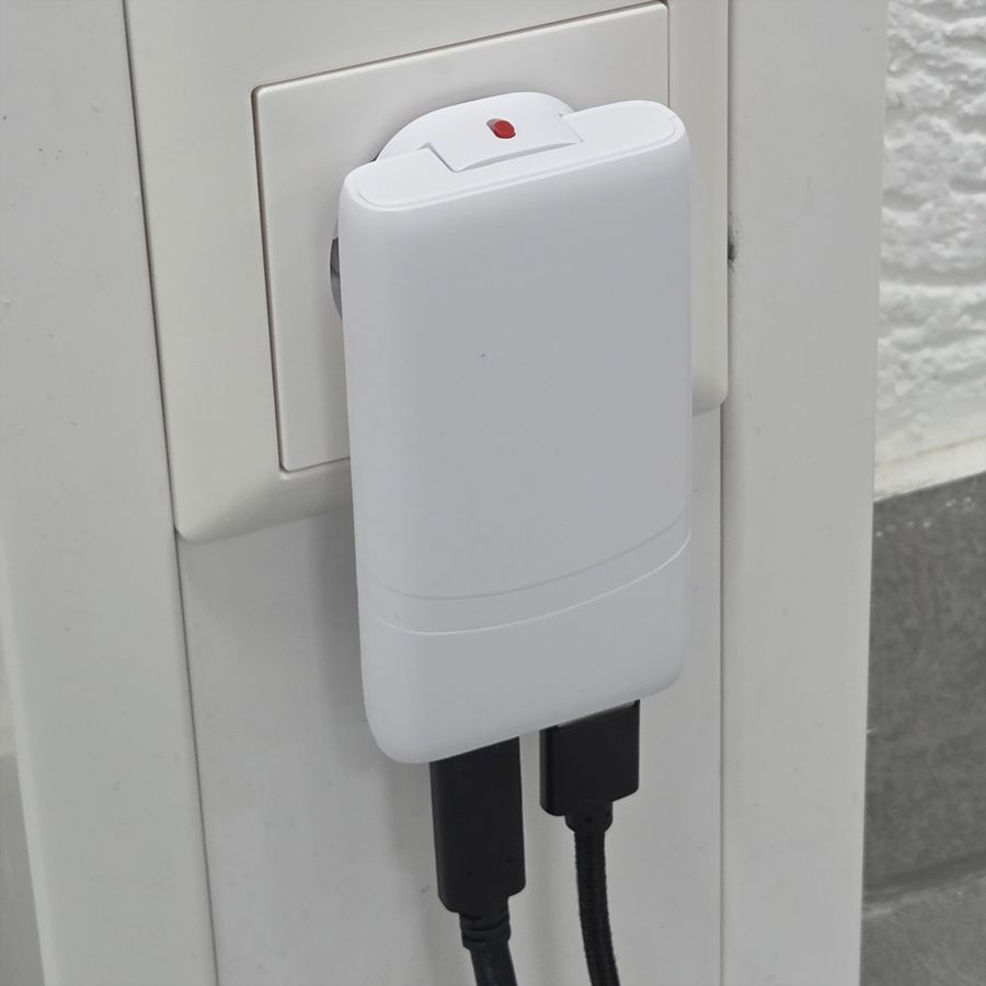 VALUE Chargeur USB, 2 ports type A+C, 65W, prise euro / US
