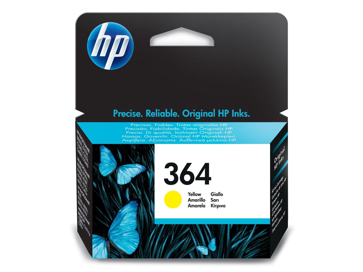 HP 364 Yellow Ink Cartridge cartouche d'encre Original Jaune 1 pièce(s)