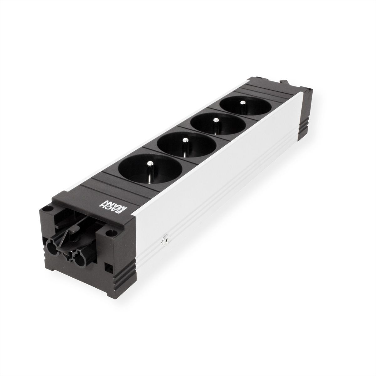 BACHMANN STEP ALU 4xUTE 35° GST18, Prise CEE 32A bleue, mesure