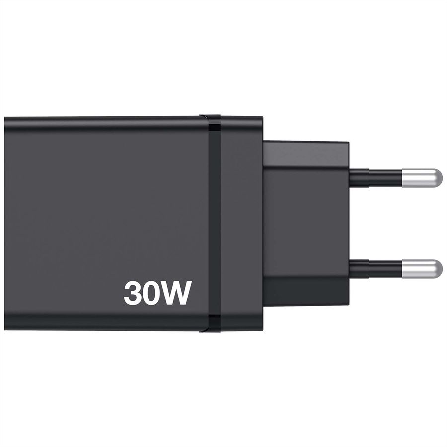 VERBATIM Chargeur USB mural 4 ports 30 W noir