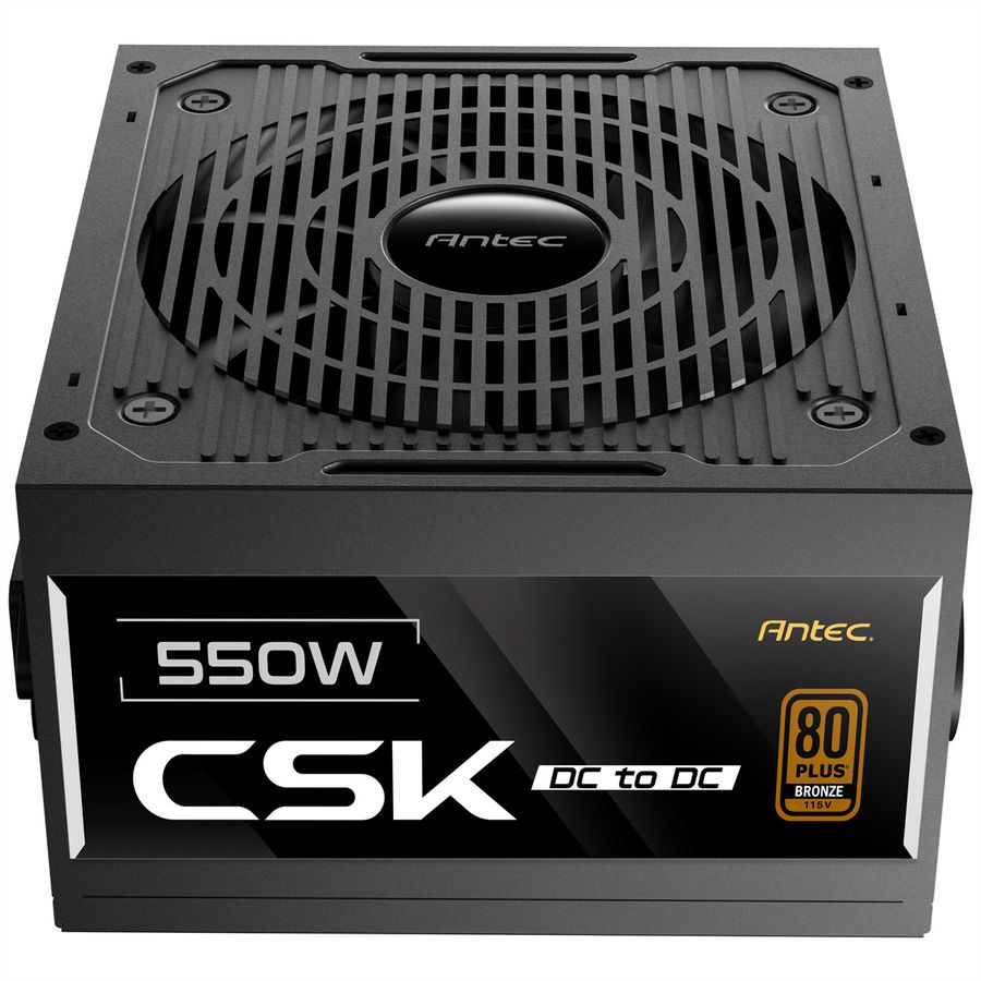 ANTEC CSK550DC Bloc d'alimentation PC 550W compatible ATX 2.52, noir