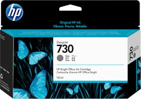 HP Cartouche d’encre 730 DesignJet gris, 130 ml