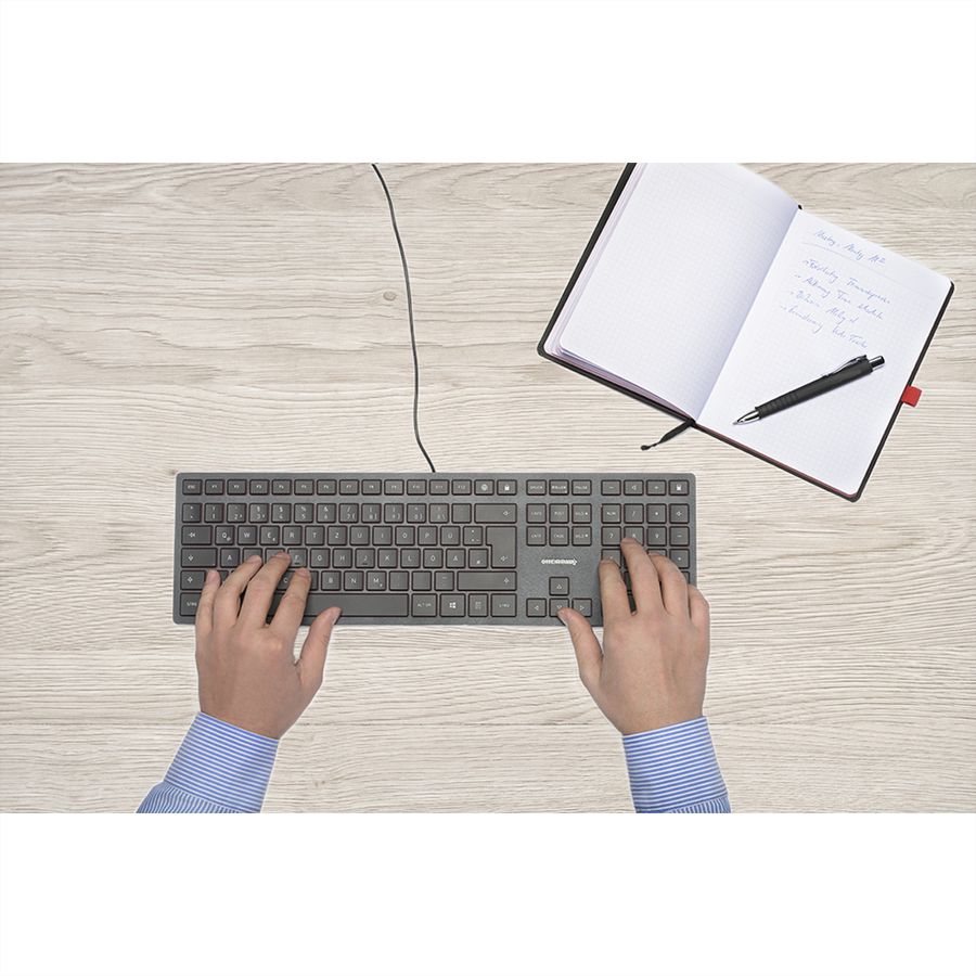 CHERRY KC 6000 Clavier Slim, noir