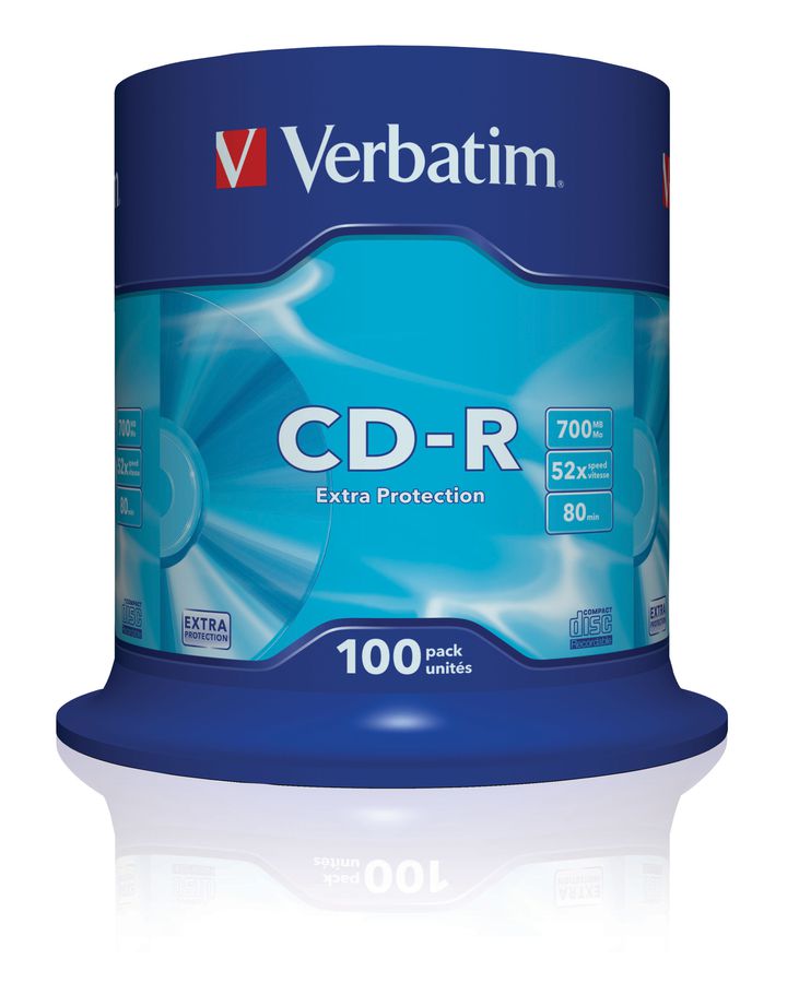 Verbatim CD-R Extra Protection CD-R 700Mo 100pièce(s)