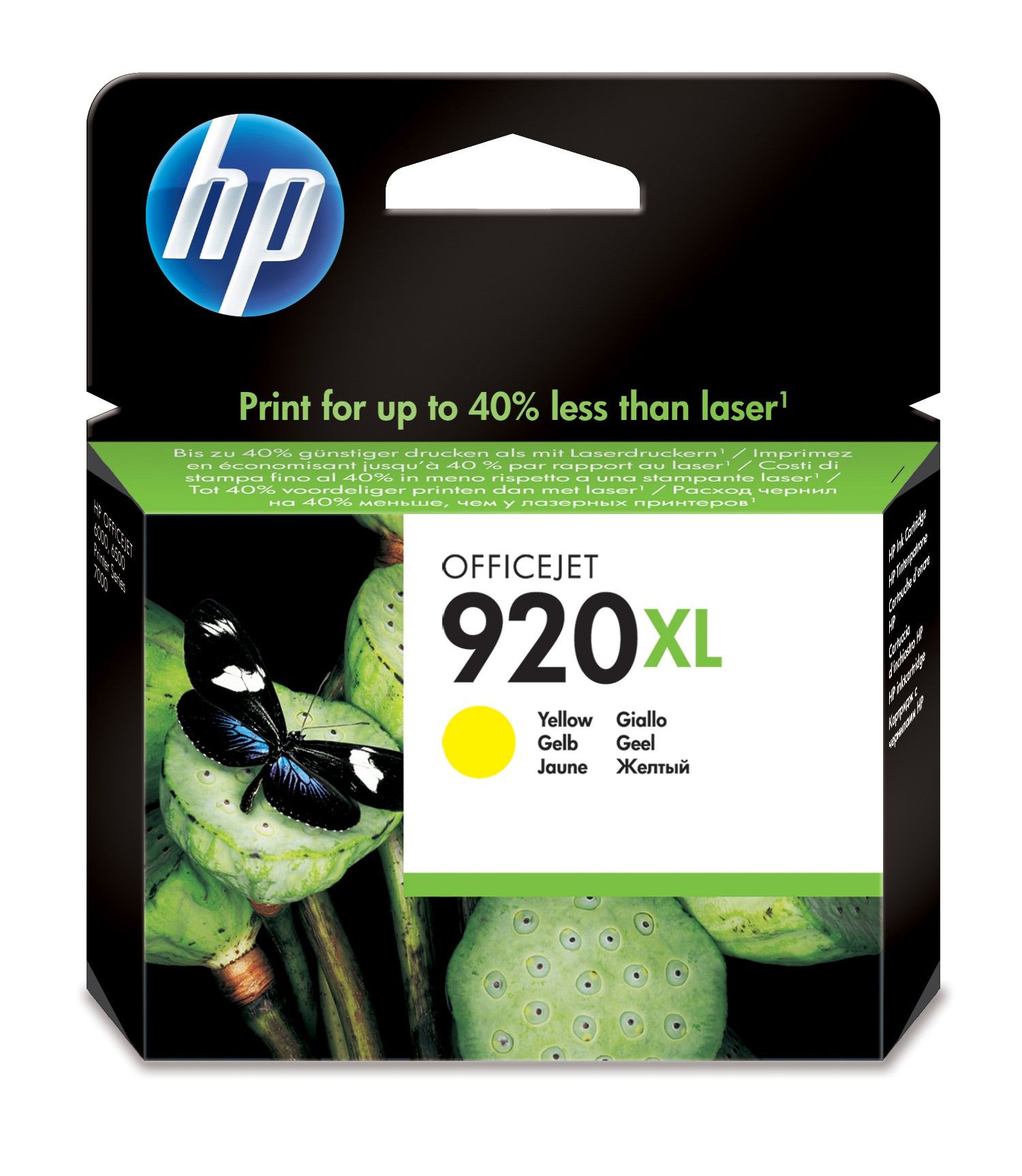 HP 920XL cartouche d'encre jaune grande capacité authentique