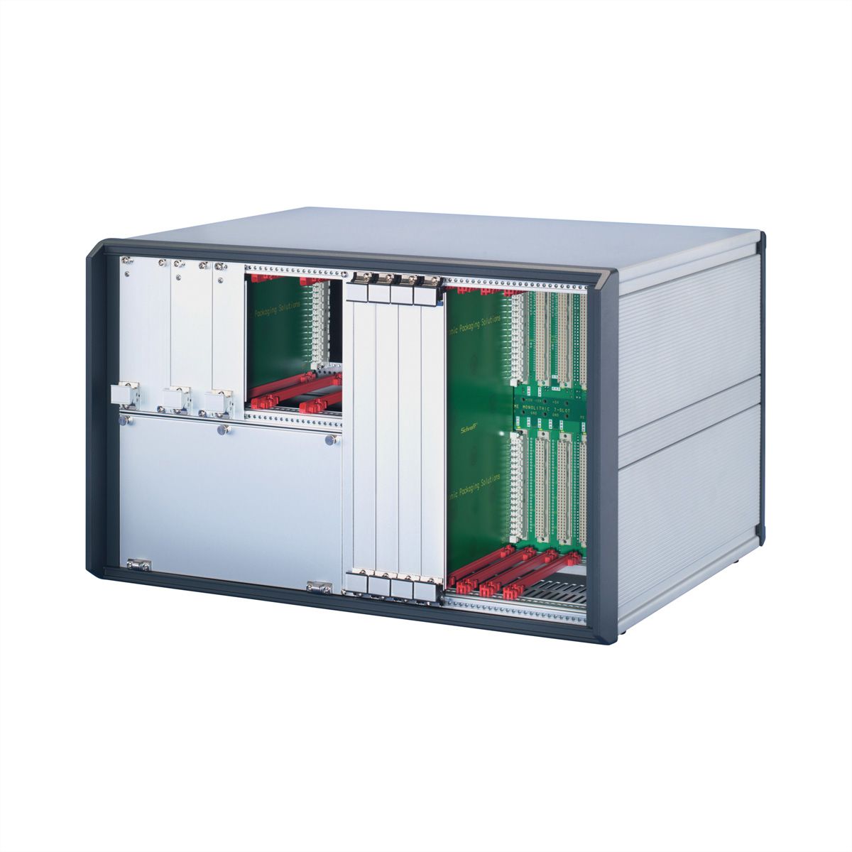 Mallette de bureau complète PropacPRO SCHROFF, non blindée, 6 U, 84 HP, 326 mm