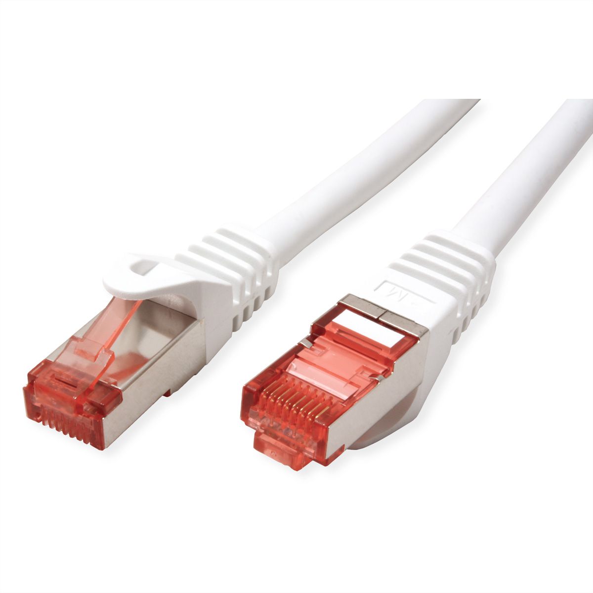 Cordon ROLINE S/FTP(PiMF) Cat.6, LSOH, Component Level, blanc, 3 m