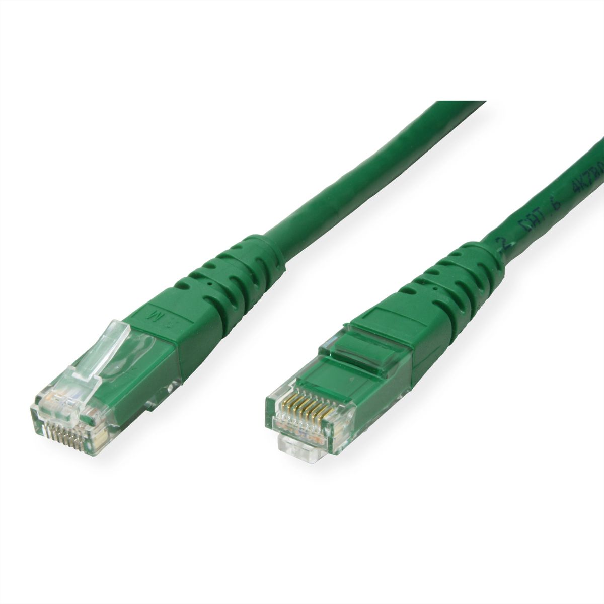 Cordon ROLINE Cat.6 (Classe E) UTP, vert, 5 m