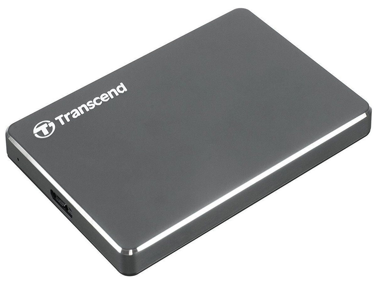 Transcend StoreJet 25C3 1000Go Aluminium disque dur externe