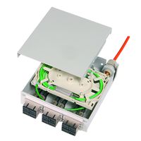TELEGÄRTNER Cassette d'épissure 6xLC-D pour distributeur TS, Pigtails 12xG50/125 OM3, LC