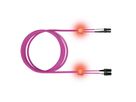 saCon Câble FO duplex 50/125µm OM4, LC/SC, violet, 10 m