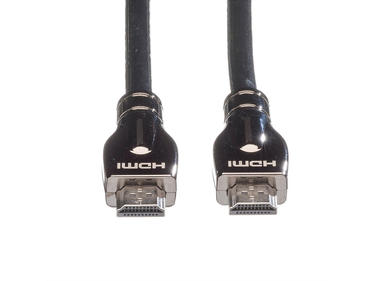 ROLINE Câble HDMI Ultra HD avec Ethernet, 4K, M/M, noir, 7,5 m