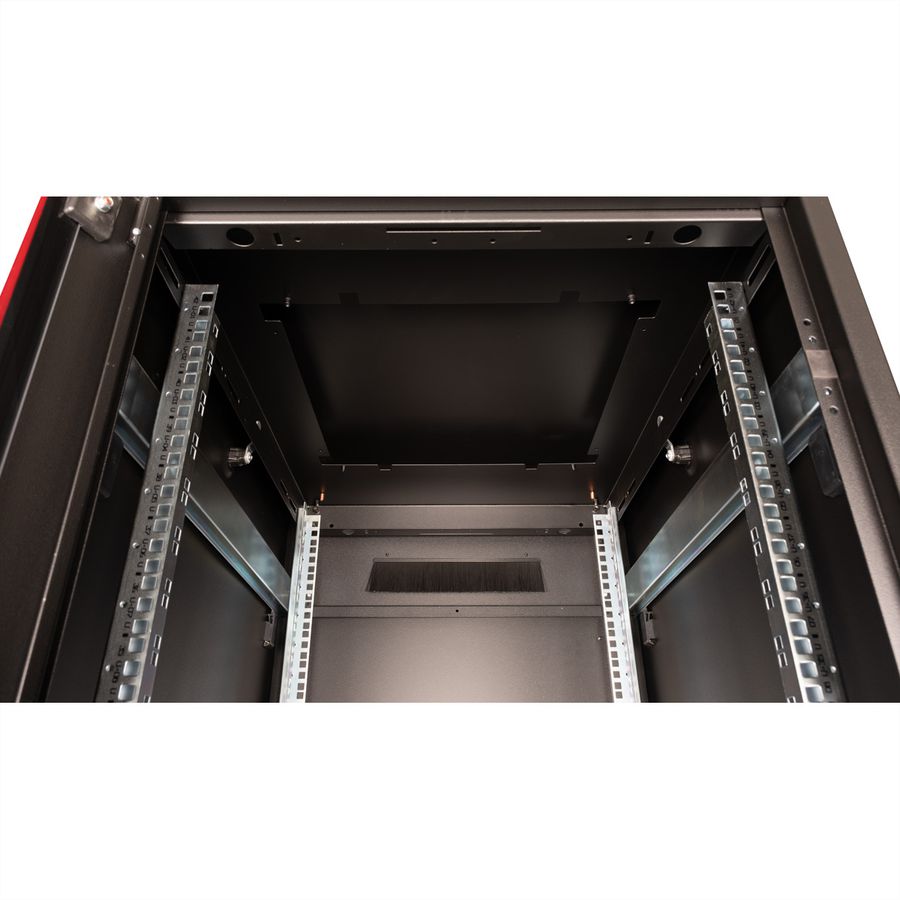 ROLINE 19" Baie réseau Pro 42U, 600x800 LxP Porte verre noir
