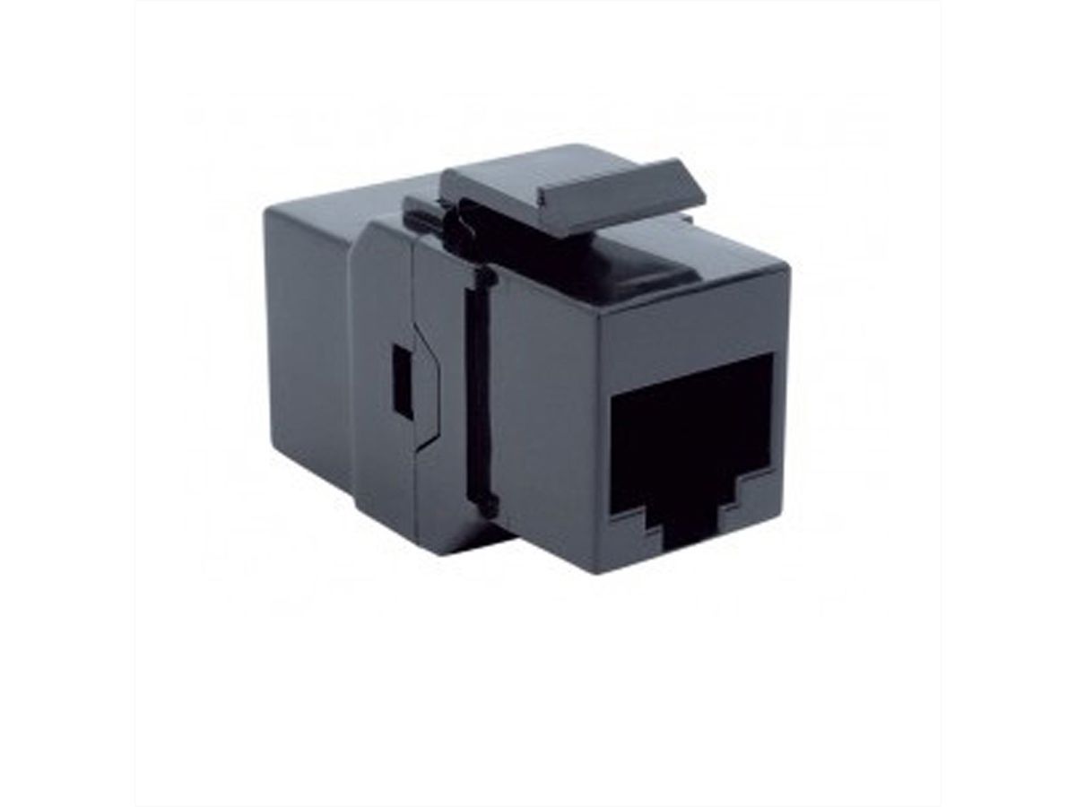 BACHMANN Keystone CAT6 UTP Coupleur RJ45 non blindé, noir