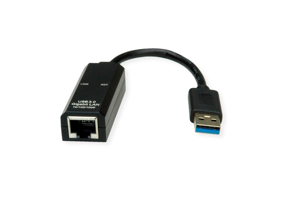 VALUE Convertisseur USB 3.2 Gen 1 - Gigabit Ethernet