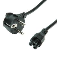 ROLINE Câble d'alimentation, pour notebook, noir, 0,8 m