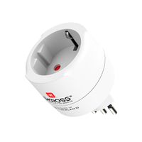 SKROSS Adaptateur de voyage Europe vers Suisse + Italie + Brésil