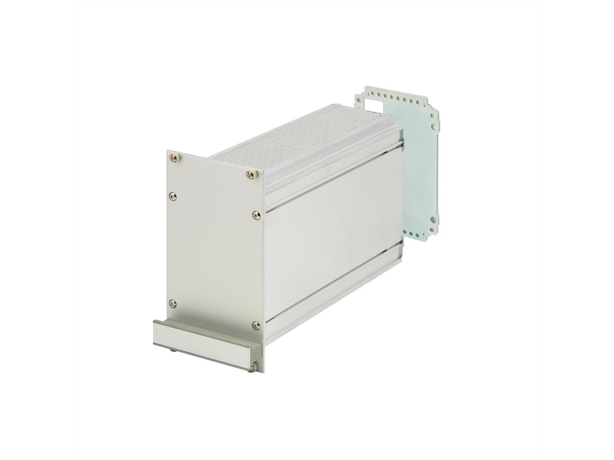 SCHROFF Unité enfichable de type cadre PRO, couvercle lisse, 1 connecteur, 3 U, 12 HP, 227 mm