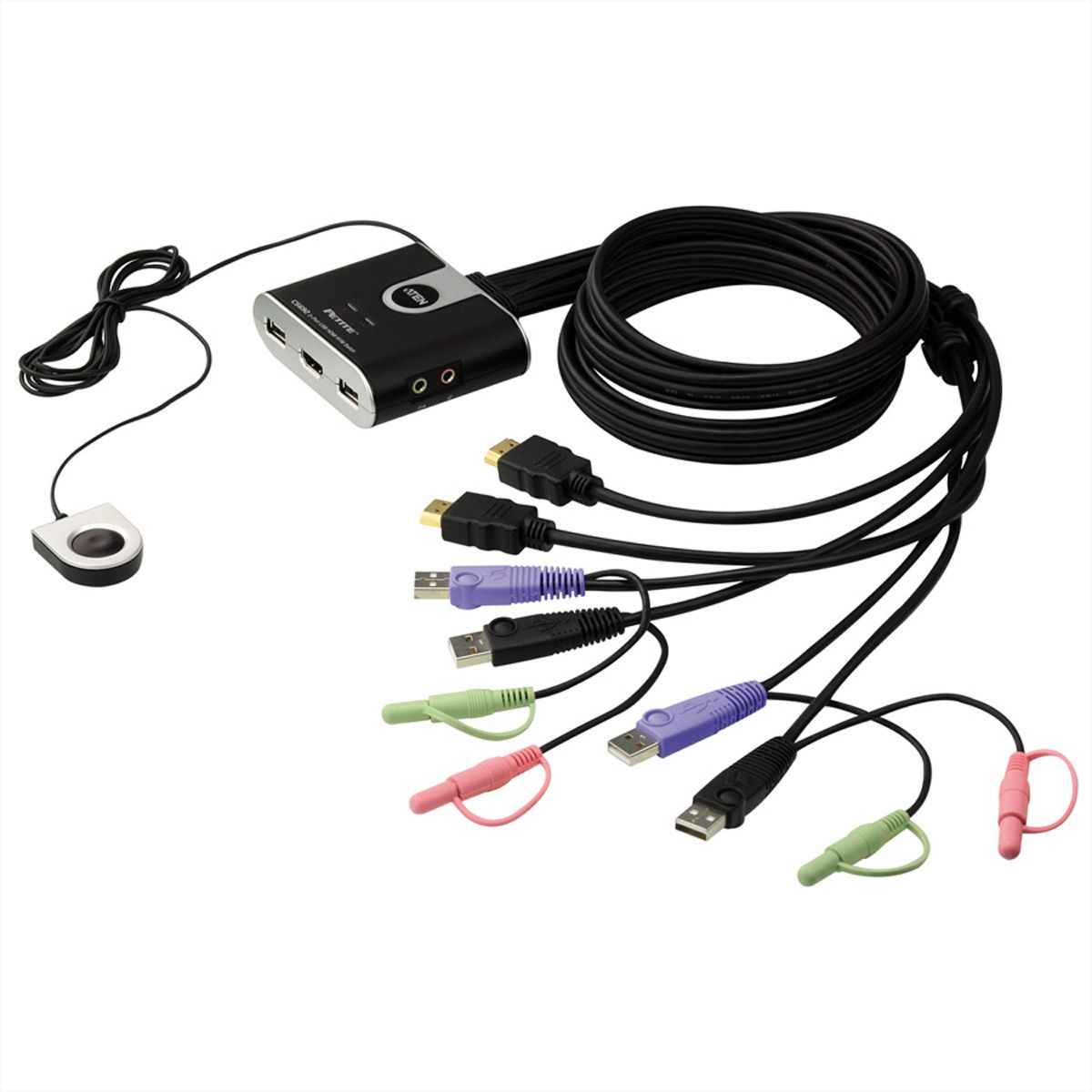 ATEN CS692 Switch KVM, USB, HDMI, audio, 2 ports