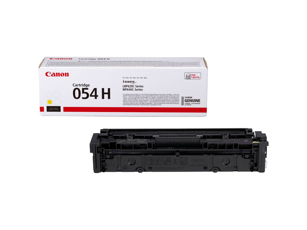 Canon Cartouche de toner haut rendement 054 H, jaune