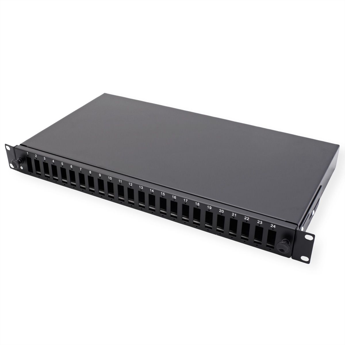 VALUE Panneau de brassage vide 1 UH, amovible, 24x SC-DX/LC quadruple