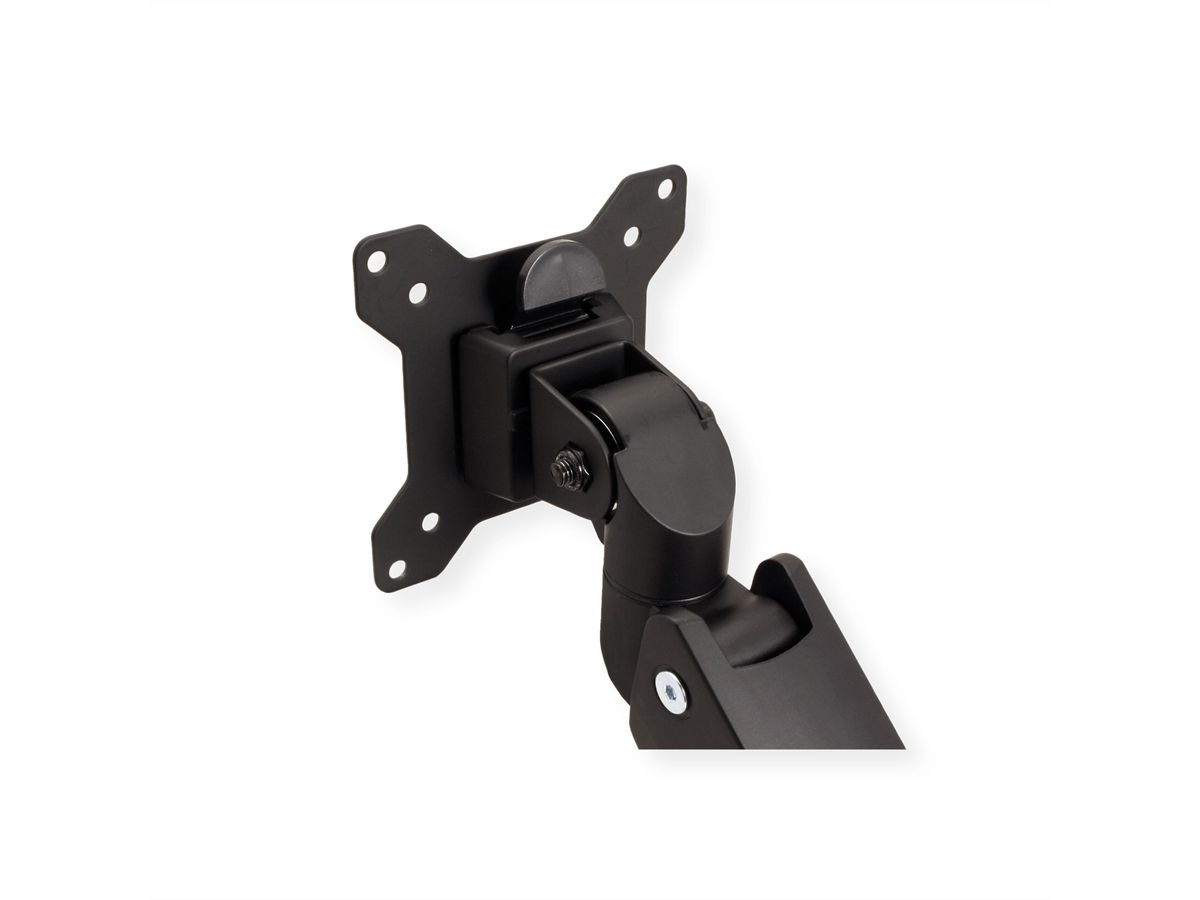 ROLINE Support double LCD à gaz, 5 axes de rotation, , max. 15 kg, jusqu'à 35 pouces