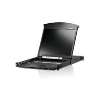 ATEN KL1516AiN Switch KVM Over-IP, TFT 48cm, VGA, PS/2-USB, 16 ports, FR-Layout