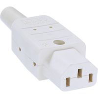 BACHMANN Prise appareil froid 794 70°C, blanc, blanc