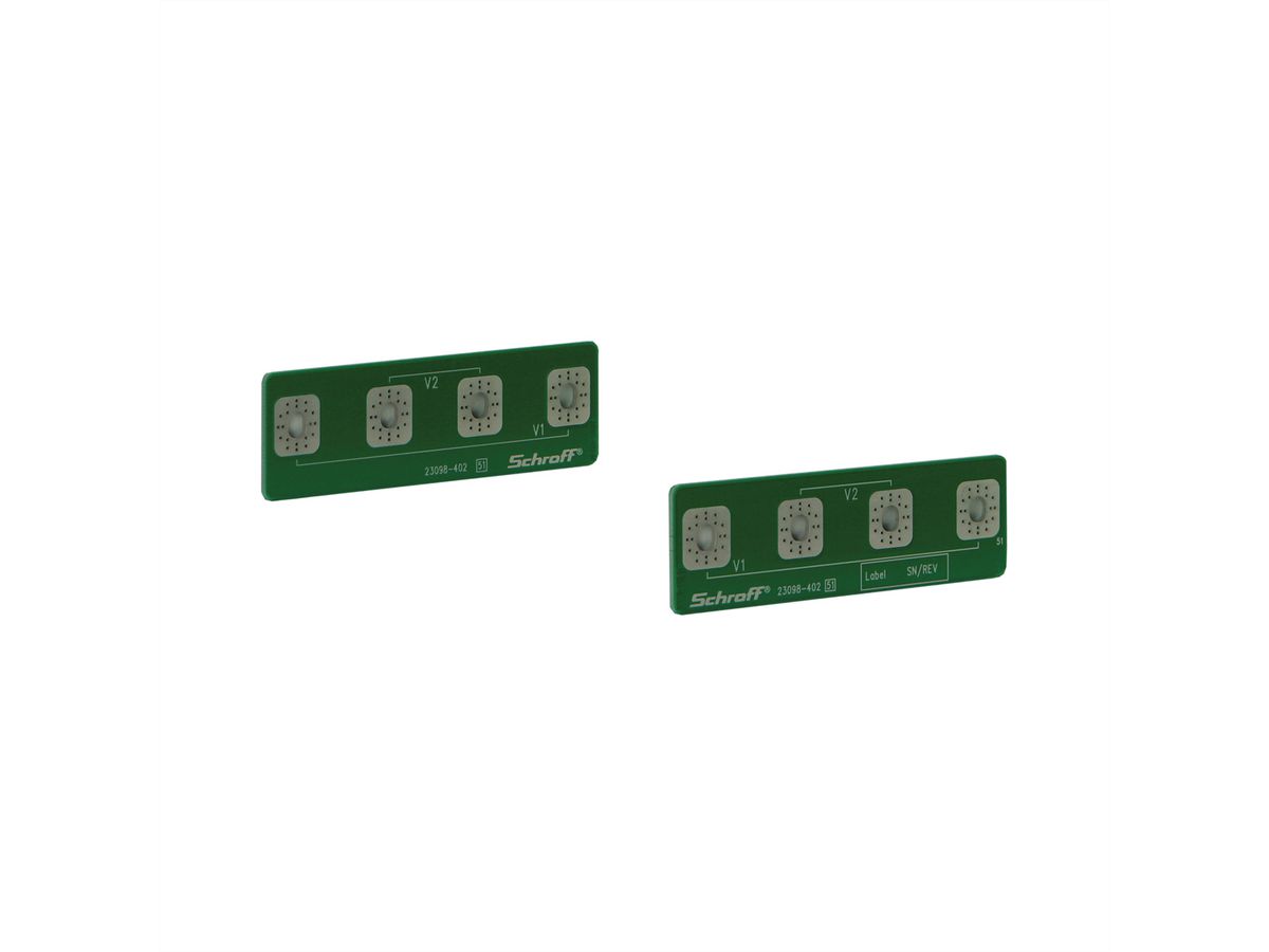 SCHROFF CPCI Serial Power Adapter Board, 2 x V1, 2 x V2, 1221