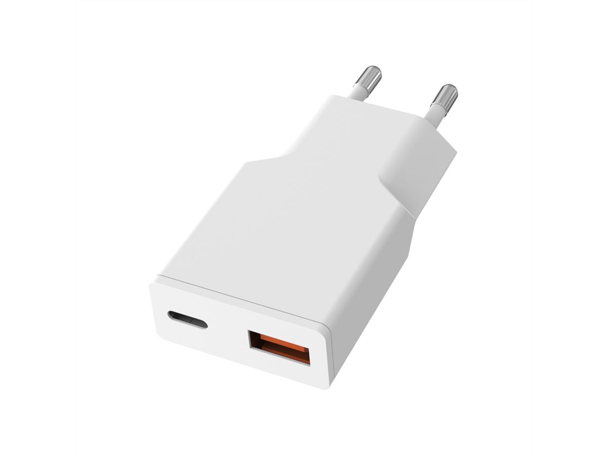 VALUE Chargeur USB, 2 ports type A+C, 30W